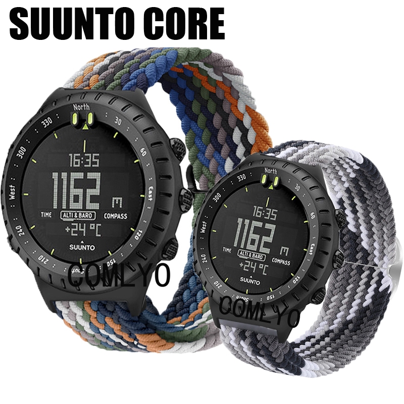 適用於 鬆拓核心 Suunto Core 錶帶 尼龍 可調節 柔軟 腕帶 男女款