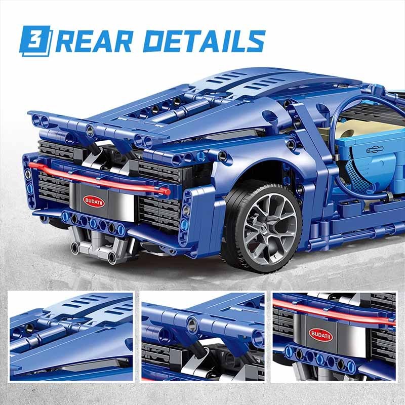 兼容樂高 科技機械組布加迪跑車威龍 Bugatti Chiron 益智拼裝積木