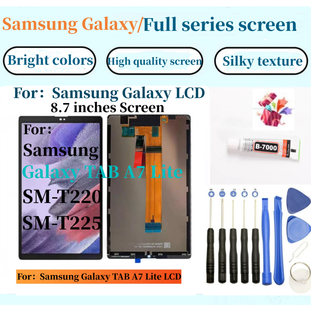 Samsung液晶螢幕總成 全新適用於 Samsung Galaxy TAB A7 Lite LCD SM-T220 T