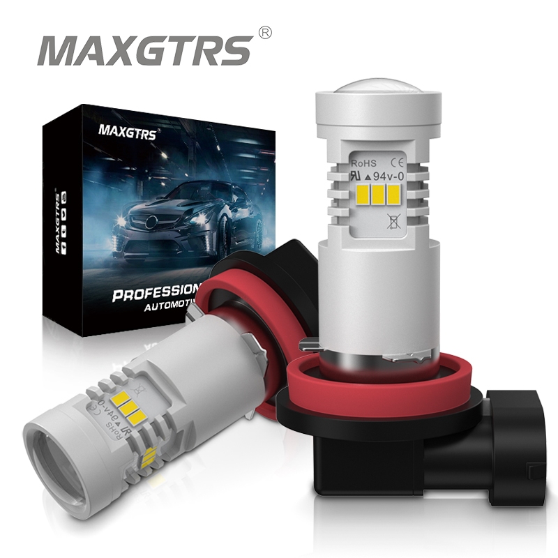 Maxgtrs H8 H11 9005 HB3 9006 HB4 H16 歐盟汽車霧燈 LED 燈泡 3020 芯片日間