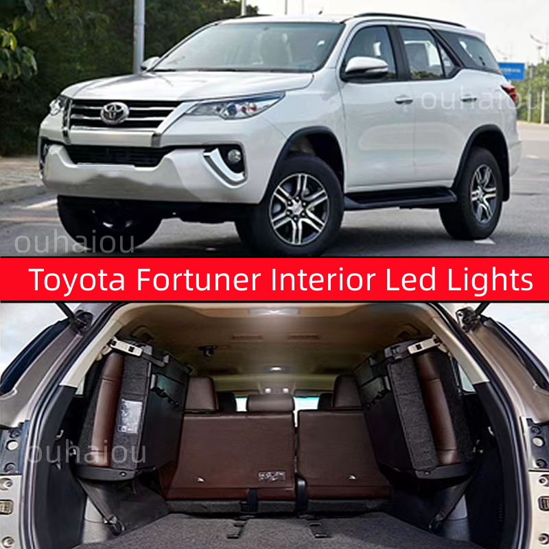 豐田 Fortuner 室內 Led 燈套裝 2011 年至今 DOME LIGHT 高亮度