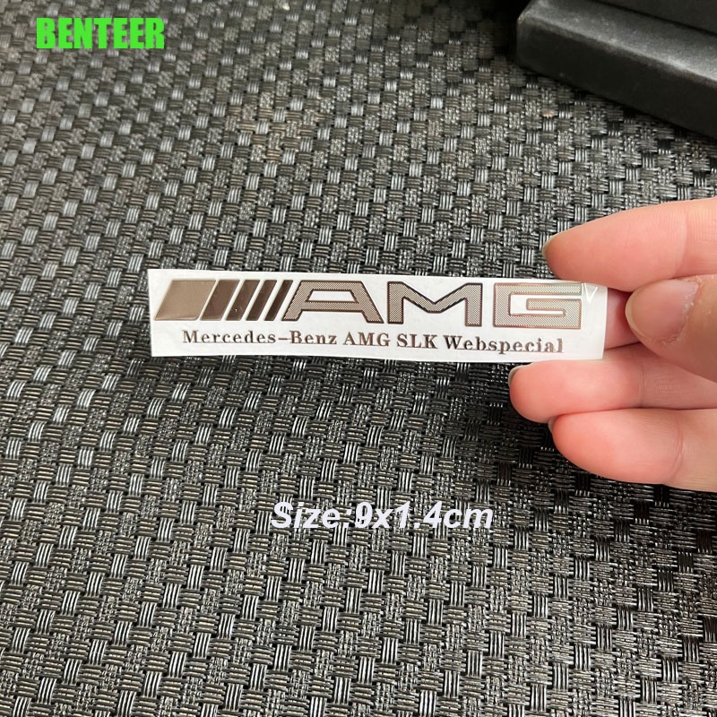 1 件不銹鋼 AMG 汽車內飾貼紙適用於賓士W212 W213 W205 W177 V177 W247 W176 GL
