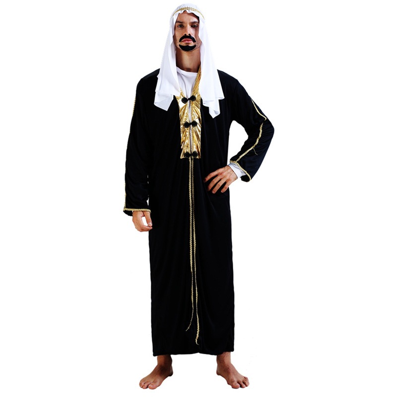 Genie Adam Cosplay 古希臘王子男士阿拉伯中型服裝男士穆斯林信徒 colthes 萬聖節