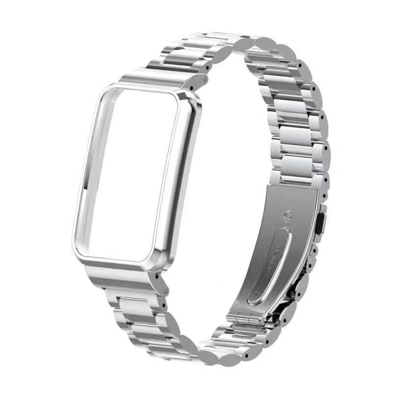 豪華不銹鋼錶帶適用於XIAOMI 手環 8 Pro 小米8Pro 運動錶帶配件金屬手鍊適用於小米手環7 Pro 手表配件