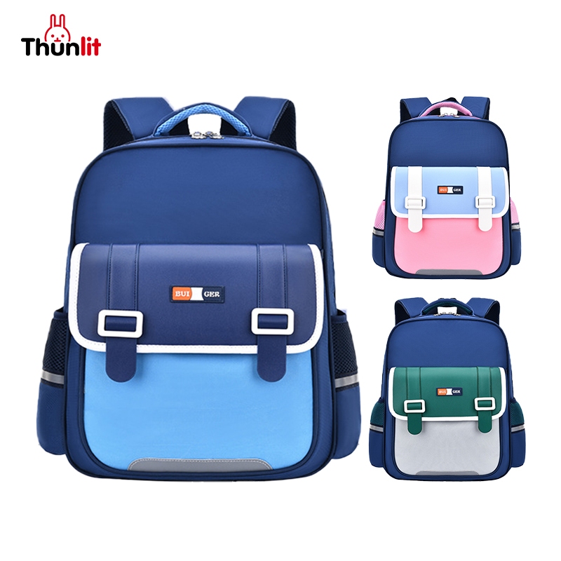Thunlit 防水書包大容量兒童 6-12 歲小學脊椎保護背包