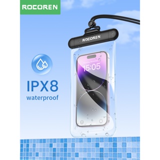 Rocoren 通用 iPhone Android 游泳防水手機保護套防水手機殼包