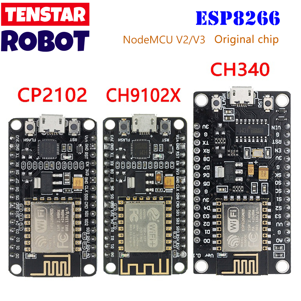 基於 pcb 的無線模塊 CH340/CP2102/CH9102X NodeMcu V3 V2 Lua WIFI 物聯網