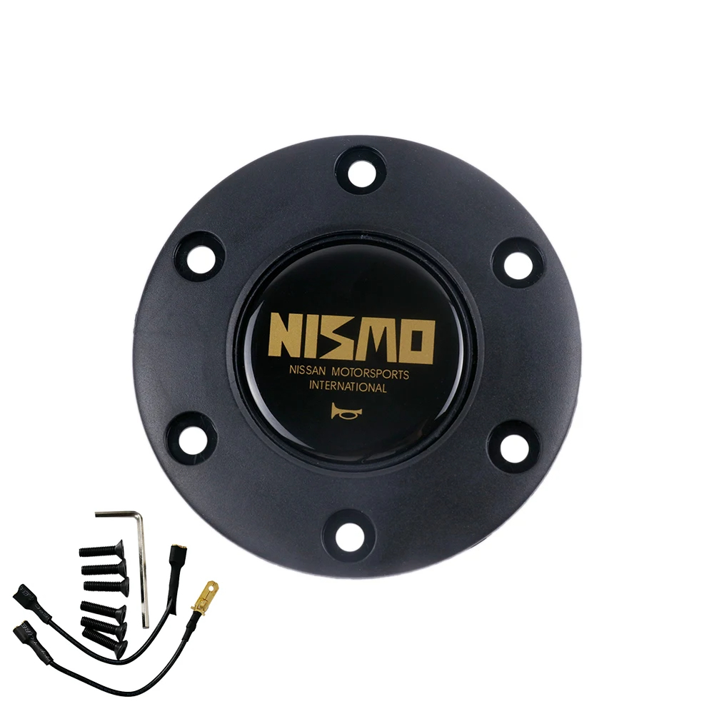 Nismo JDM 高性能運動型方向盤喇叭按鈕賽車喇叭開關按鈕蓋