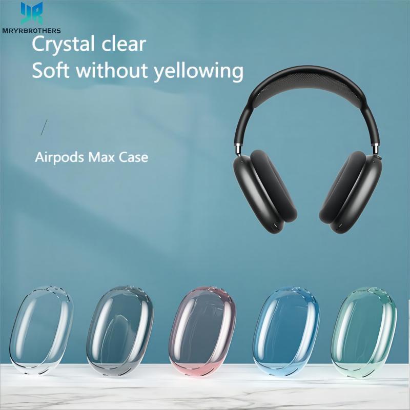 現貨 適用airpods Max透明保護套 蘋果頭戴式藍牙耳機套高透透明防塵耳機殼