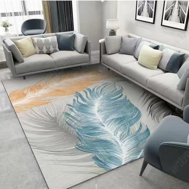 客廳毯 地毯 絨地毯 水晶絨地墊 簡約北歐風 大面積地毯 家用耐髒
