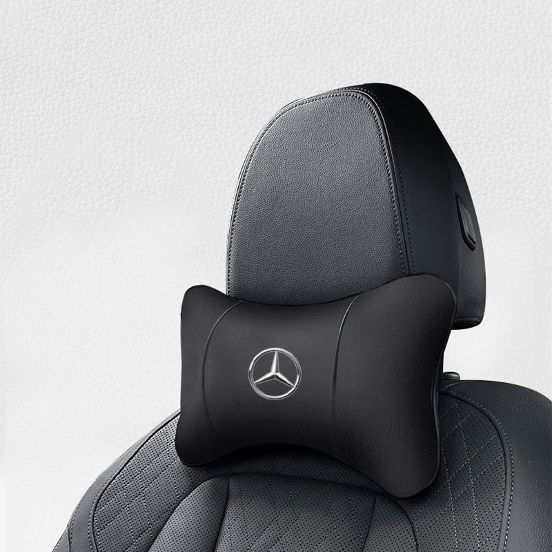 汽車頸墊汽車座椅頸枕頭枕適用於頸部背部疼痛緩解腰部支撐頸部適合梅賽德斯奔馳 E200 E300 Gla Glc GLK