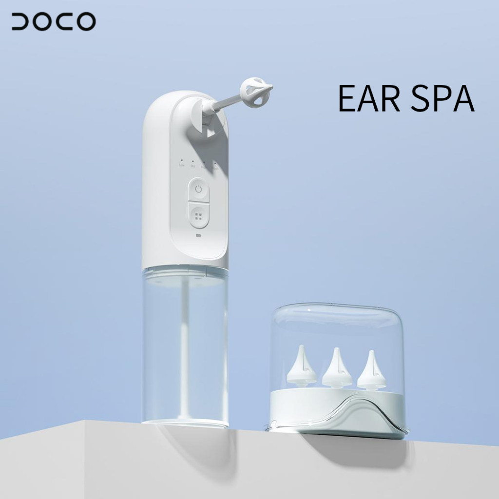 Doco 電動洗耳器洗耳器溫和洗耳 SPA 耳垢去除器洗耳器洗耳器洗耳器