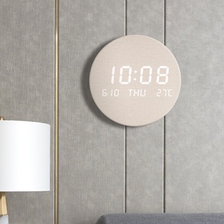 【現貨 免運】 LED時鐘掛鐘 USB電子鐘 高清數字鐘掛鐘創意鐘表客廳家用臥室靜音時鐘北歐風格時尚墻鐘