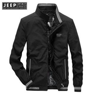 JEEP SPIRIT 1941 ESTD 春季新款運動裝商務休閒立領外套