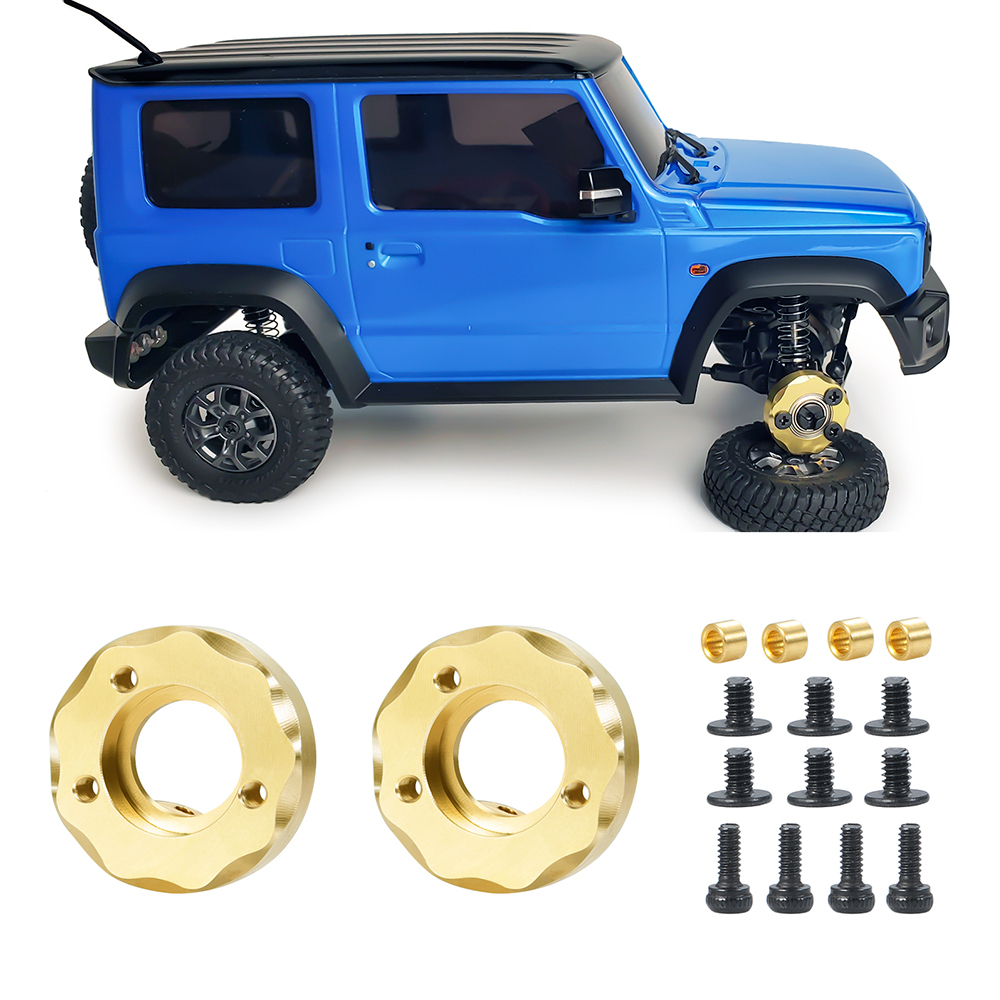 門式轉向節輪圈配重適用於 Kyosho Miniz 1/18 Jimny、Miniz-Jeep 1/24 牧馬人升級零件
