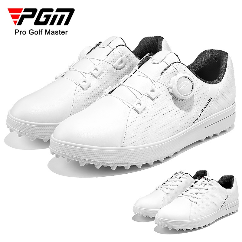 PGM 高爾夫球鞋女士 旋扣款/鞋帶款 防水超纖 防滑鞋釘golf運動鞋 XZ305