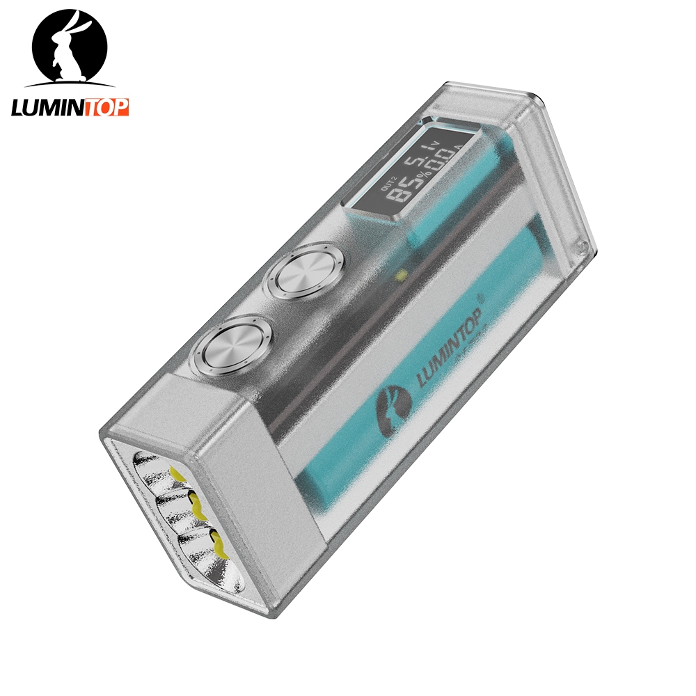 Lumintop月光寶盒探索版21700電池手電筒帶側光燈TYPE C充放電極亮10000流明210米射程3燈珠戶外手電