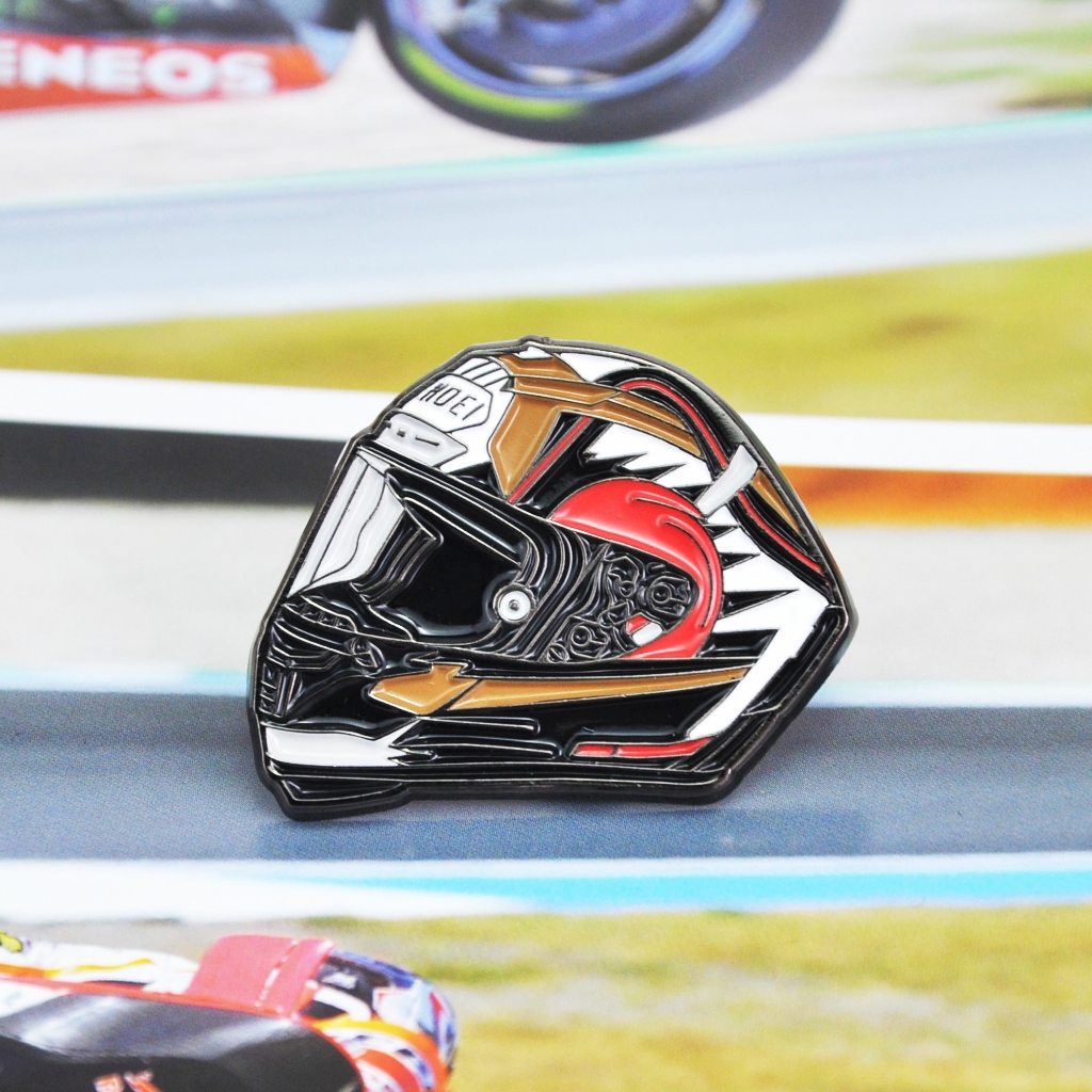 SHOEI x14 Marc Marquez Motegi 2招財貓徽章別針MotoGP胸針機車安全帽胸章MM93茂木站