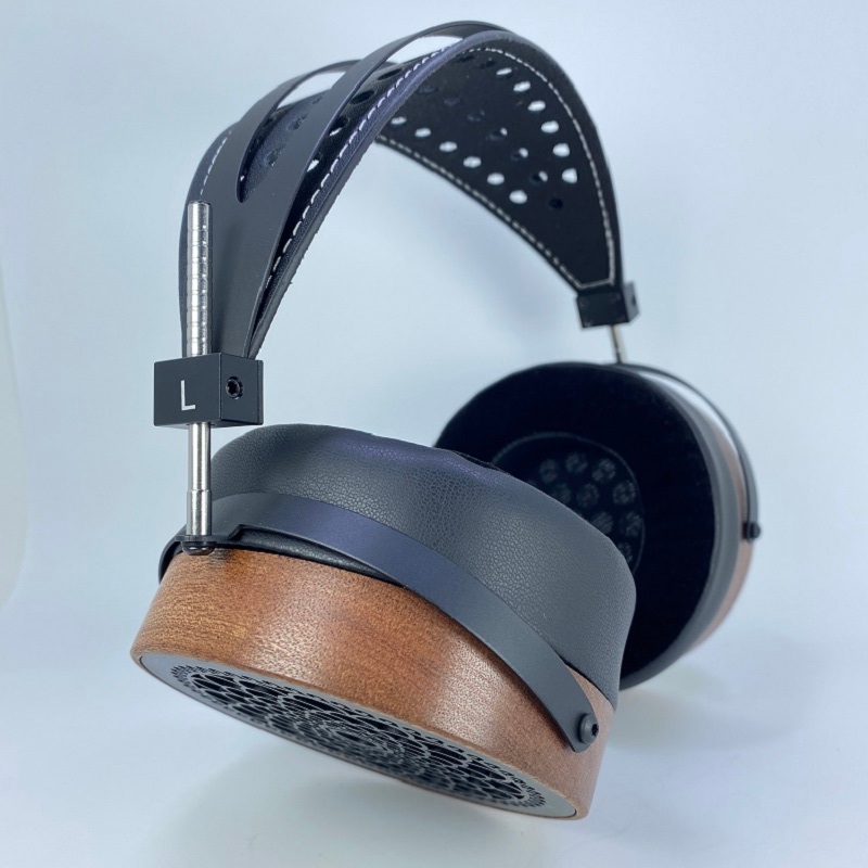 沙比利木100mm耳機外接套件木殼杯頭帶半部分hifi音樂愛好者耳機hifiman AUDEZE LCD