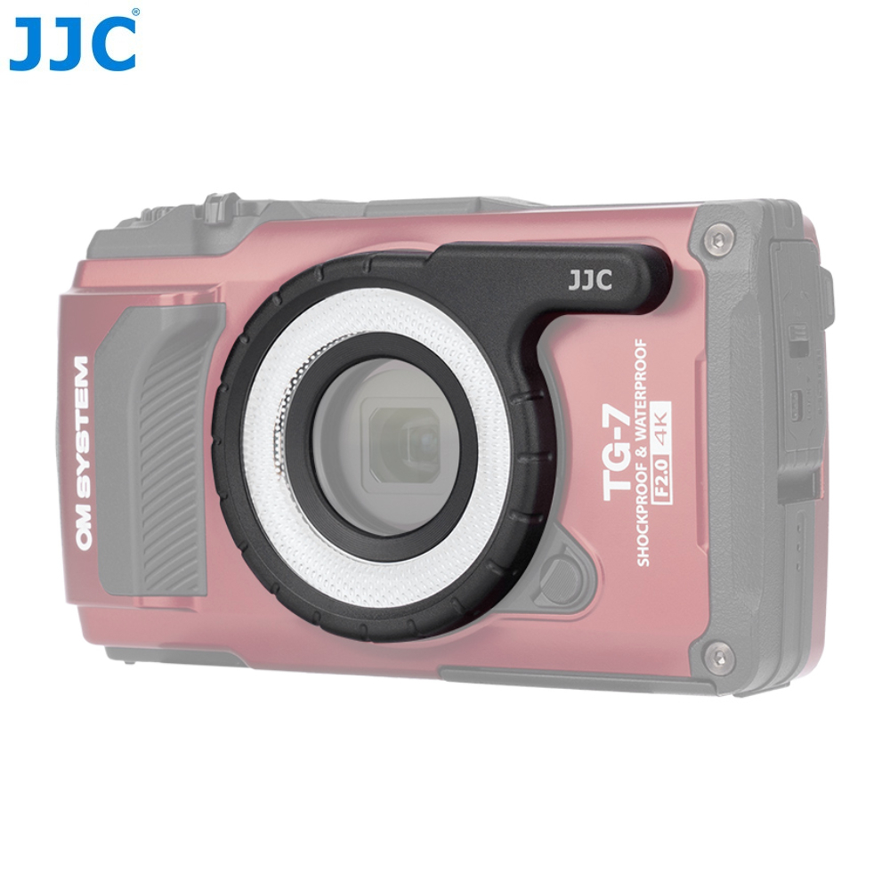 JJC 導光環 微距攝影 Olympus Tough TG-7 TG-6 TG-5 TG-4 相機LED照明器配件