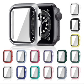 Iwatch 全覆蓋保護殼屏幕保護膜適用於 Apple Watch Series 8 7 6 5 4 3 SE