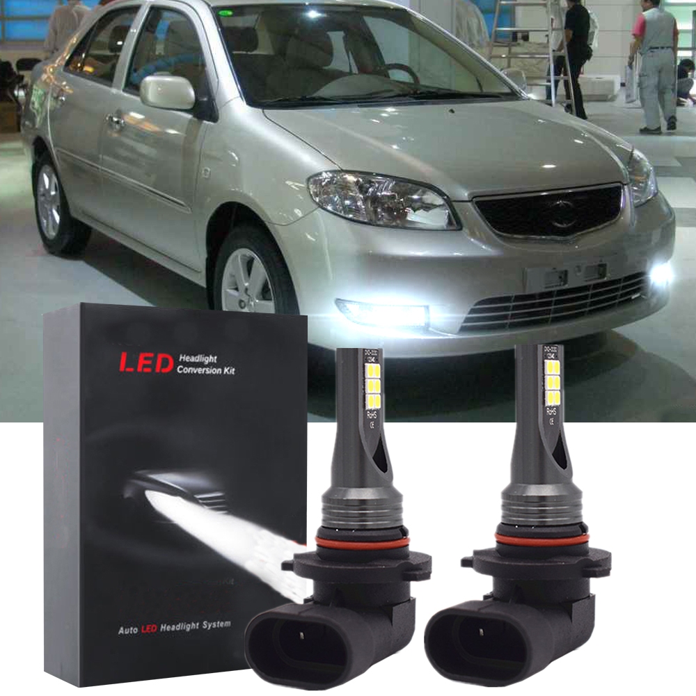 丰田威驰 適用於 TOYOTA VIOS 2003 2004 2005 霧燈霧燈 2PCS CLY LHL LED 霧燈