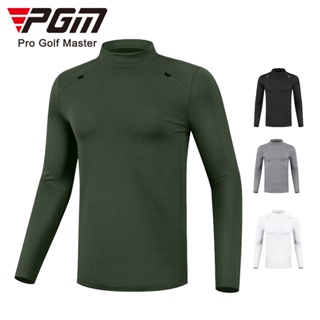 PGM 高爾夫服裝男士秋冬季打底衫長袖T恤磨絨保暖上衣服golf男裝 YF427