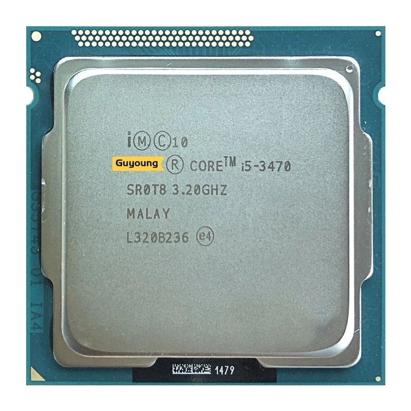 Yzx Core i5 3470 i5-3470 CPU處理器四核3.2Ghz插槽 LGA 1155台式機