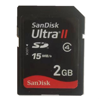 Sandisk 晟碟 Ultra II 15MB/s 2GB SD Memory Card 存儲卡 class 4