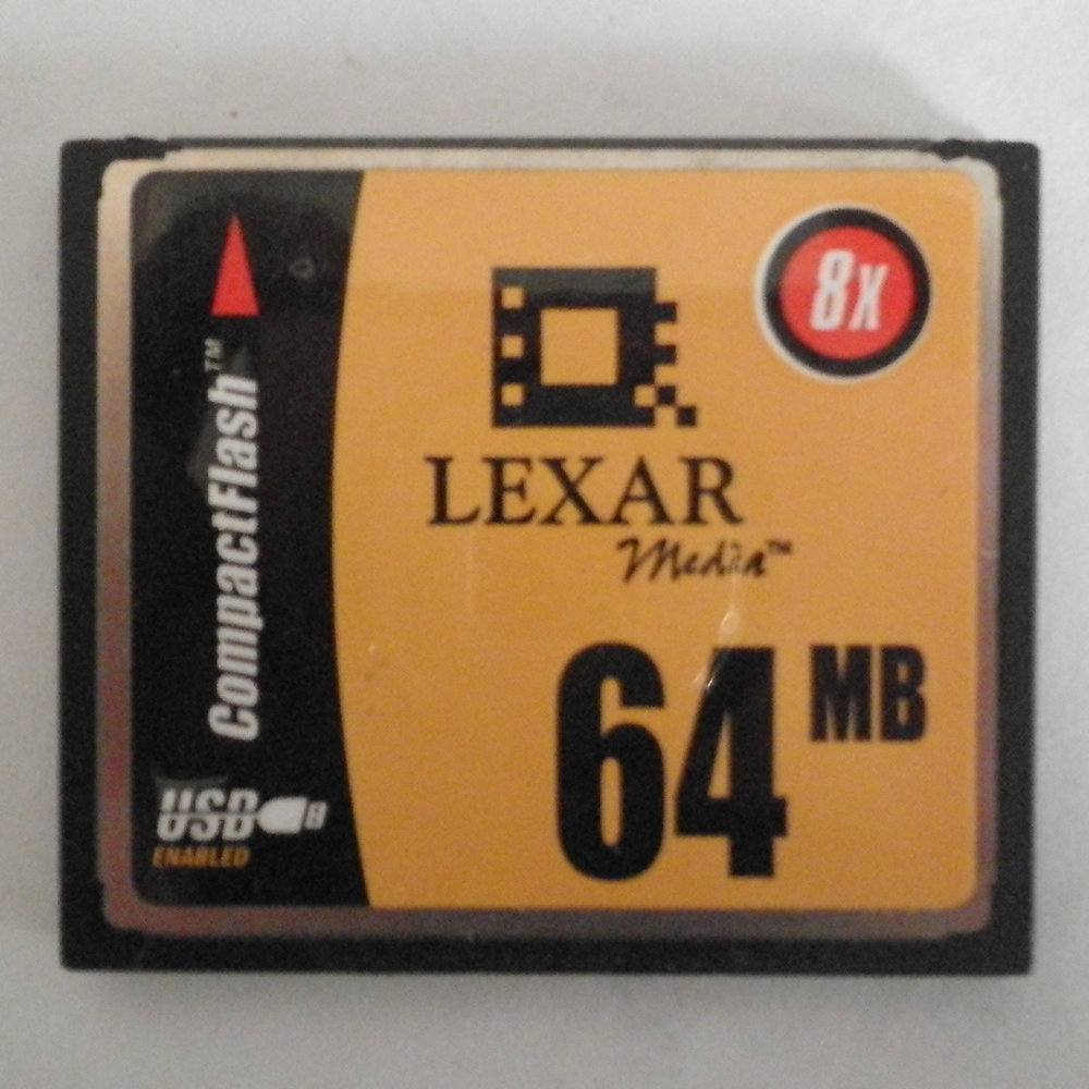 Lexar 64MB CompactFlash CF 存儲卡 8X