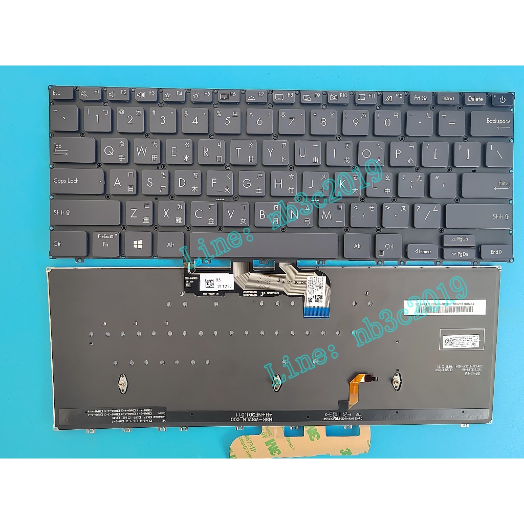 ASUS 華碩 ExpertBook B9 B9450 B9450F B9450FA 中文TW CH 鍵盤