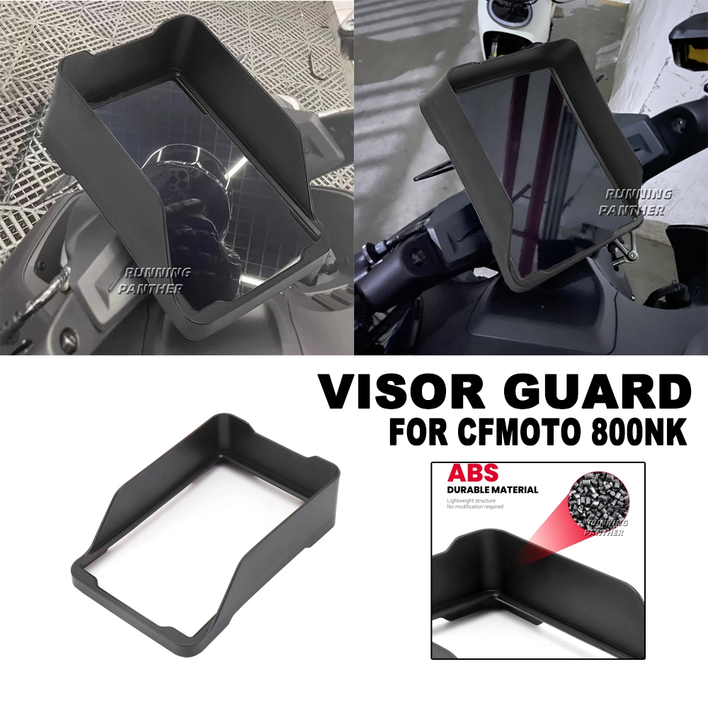 800nk 摩托車儀表板環繞遮陽板保護罩配件黑色適用於 CFMOTO 800 nk 800nk 800 nk