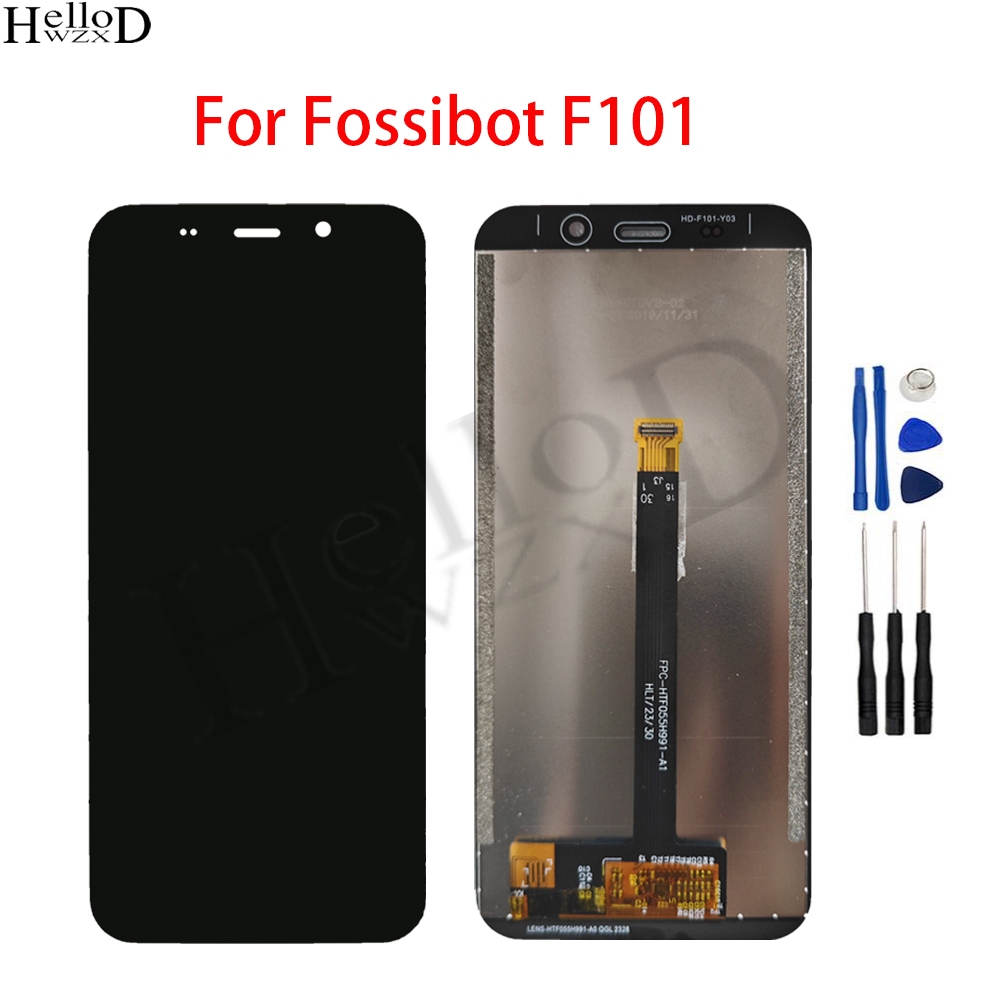 用於 Fossibot F101 LCD 顯示屏的 LCD 顯示屏觸摸屏傳感器數字化儀組件屏幕更換