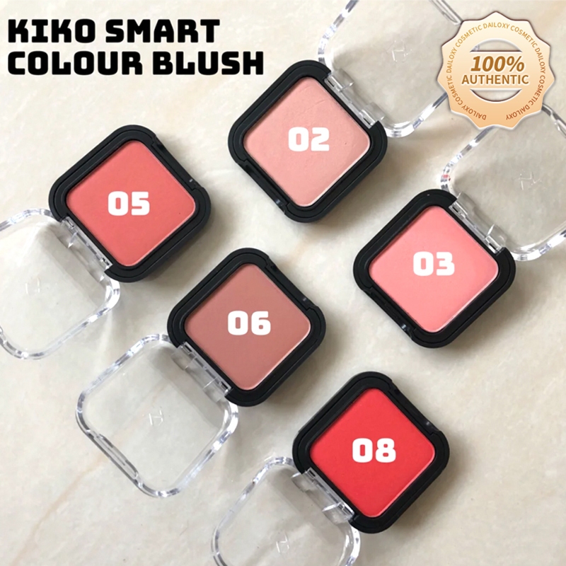 Kiko MILANO Smart color Blush 單色啞光腮紅修容增強色彩柔焦感細膩顯色度高6g#05#08