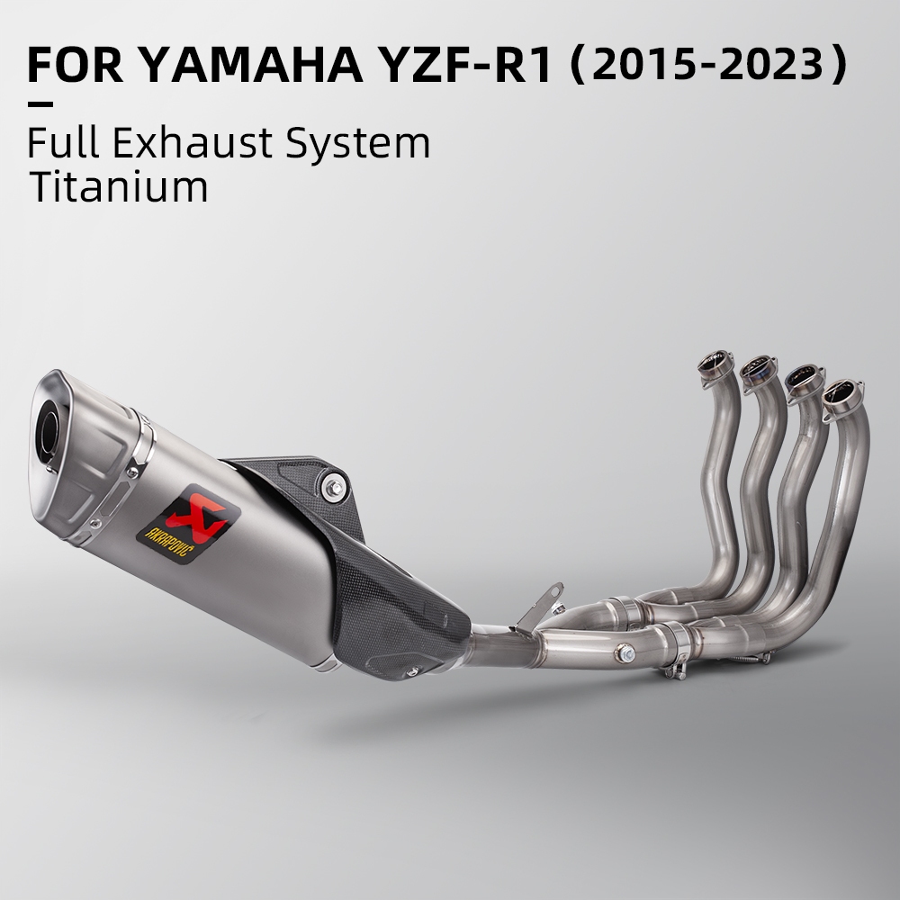 山葉 適用於 YAMAHA YZF R1 Akrapovic R1/M1 鈦全排氣系統 2015-2023