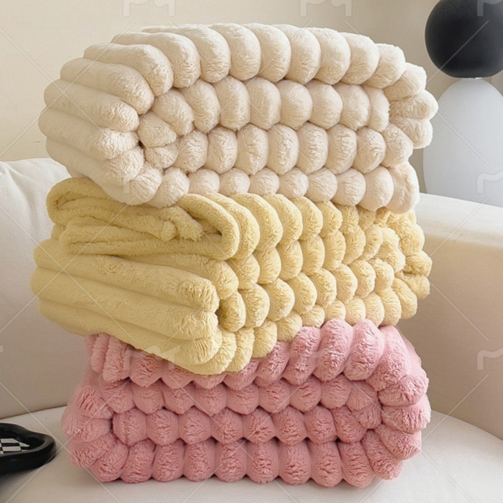 現貨 多功能兔毛毯 高克重法萊絨毛毯 牛奶絨毛毯 貝貝絨毛毯 午睡毛毯 沙發毯子 素色毛毯 毛巾被空調毯 單雙人毛毯