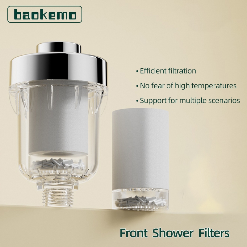 Baokemo 淨水器過濾水龍頭通用廚房浴室淋浴家用過濾器pp棉高密度實用