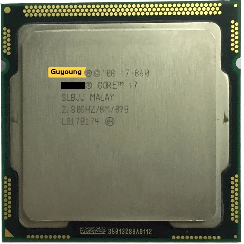 Yzx Core i7 860 i7-860 四核 CPU 2.80GHz 8MB 插座 1156 95W 處理器