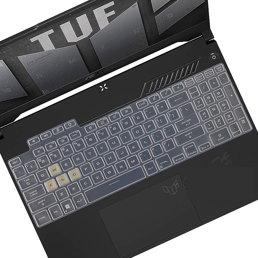 華碩 TUF Gaming A16 Advantage Edition 2023 型號矽膠 TPU 鍵盤保護套鍵盤保護膜