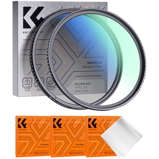 K&f Concept 49-82mm UV CPL 鏡頭濾鏡套件 18 多層鍍膜圓形偏光濾鏡和 MC UV 保護濾鏡套