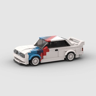 [BMW M3 超級賽車] 積木模型玩具 455PCS 積木 MOC 積木兼容樂高套裝可放 2 個小人仔