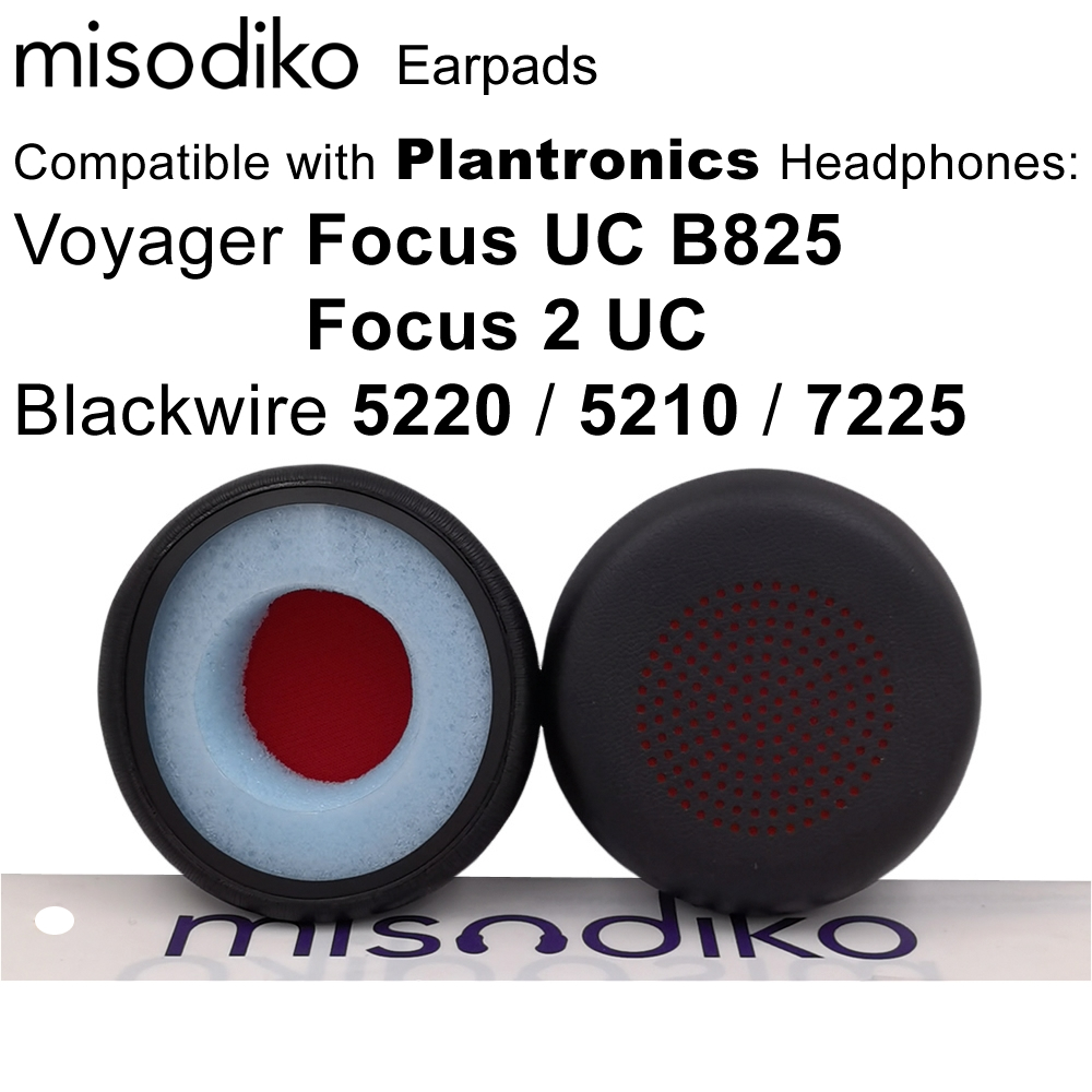 Misodiko 耳墊更換適用於 Plantronics Voyager Focus UC B825、Blackwire