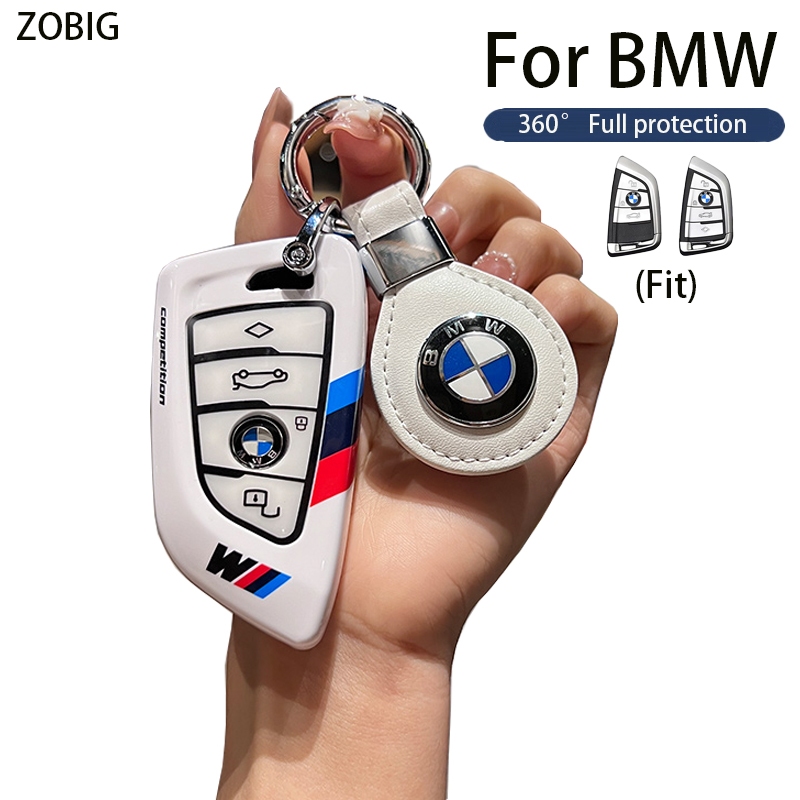 Zobig Racing 風格 ABS 適用於 BMW 鑰匙扣蓋,適用於 2024 年 BMW 2 5 6 7 系列 X