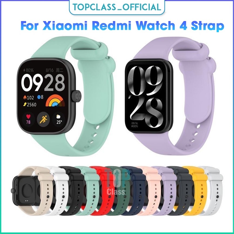 XIAOMI 合成橡膠錶帶替代小米 Redmi Watch 4 智能手錶