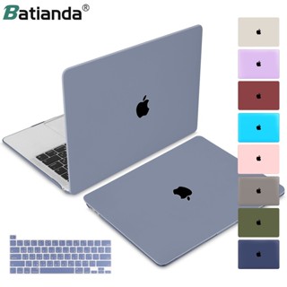 適用MacBook Air Pro 2024保護殼 13 14 15 16 吋 A3113 M3注音鍵盤膜 防摔 奶油質
