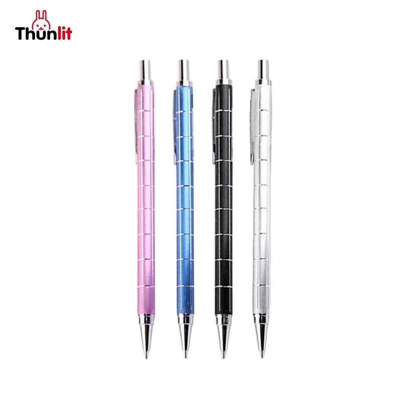 Thunlit 金屬機械鉛筆 0.5 毫米兒童和學生機械鉛筆芯可更換學校用品批發