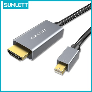 Sumlett Mini DisplayPort 到 HDMI 電纜,4K Mini DP(Thunderbolt)到