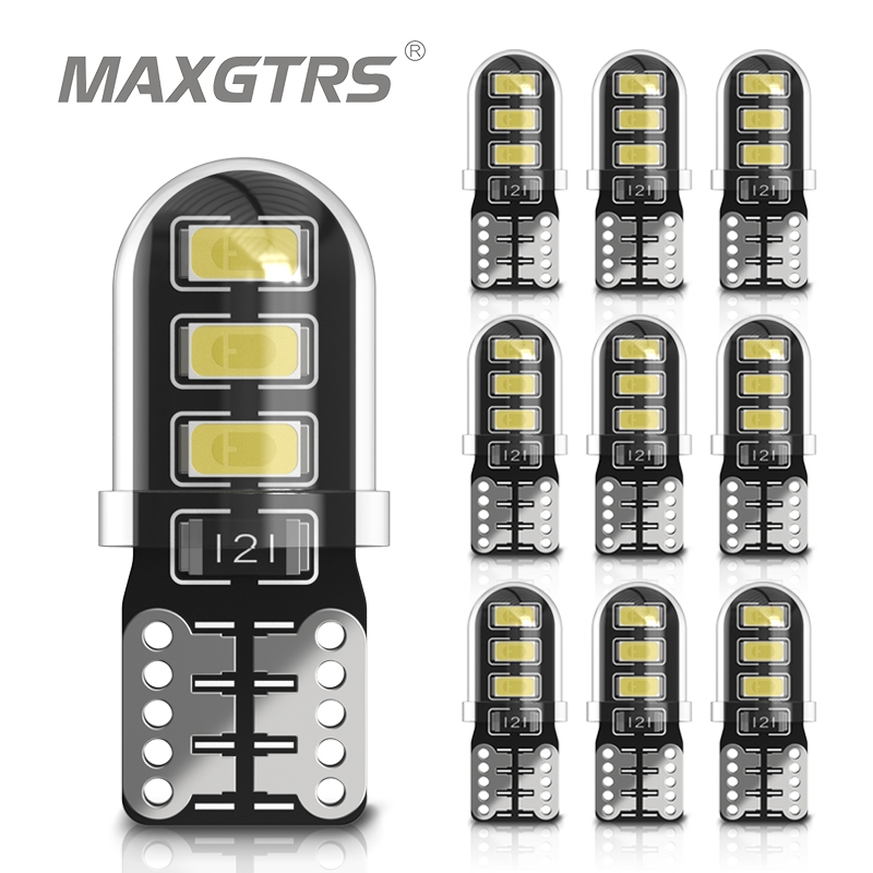 Maxgtrs 10x 大功率 2835 芯片 T10 W5W 15W 194 168 汽車 LED DRL 車內閱讀燈