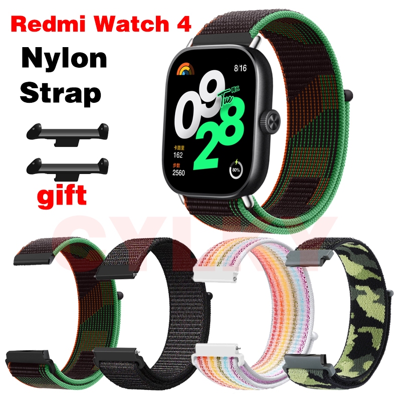 適用於 Redmi Watch 4 錶帶尼龍柔軟透氣時尚 tTrends 運動錶帶