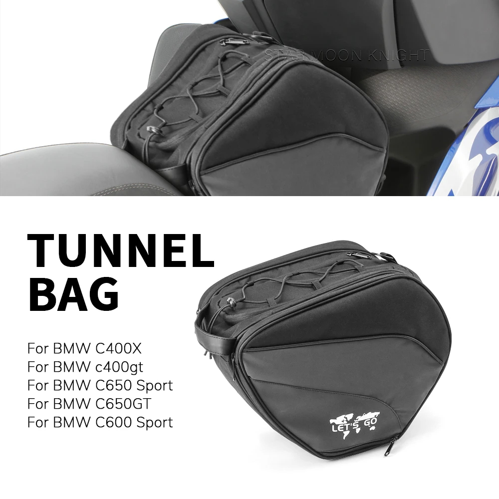 BMW 摩托車踏板車隧道包防水油箱旅行包行李工具包適用於寶馬 C400X C400GT C650Sport C650GT